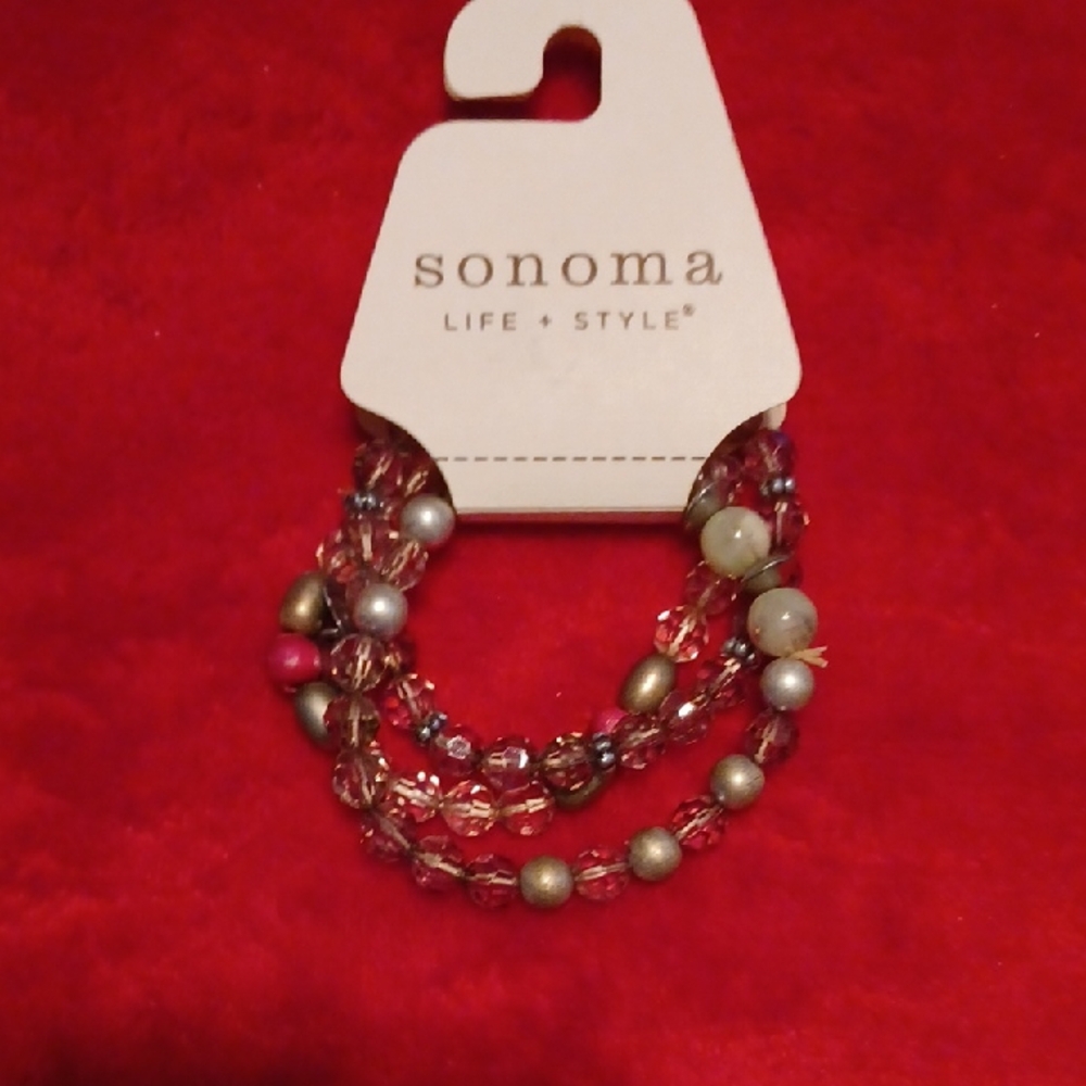 Sonoma Life + Style Elegant Beaded Stretch Bracelet Set